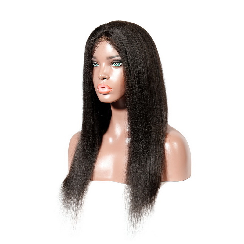 360 Kinky Straight Lace Front Wig With 180 Density - 图片 3